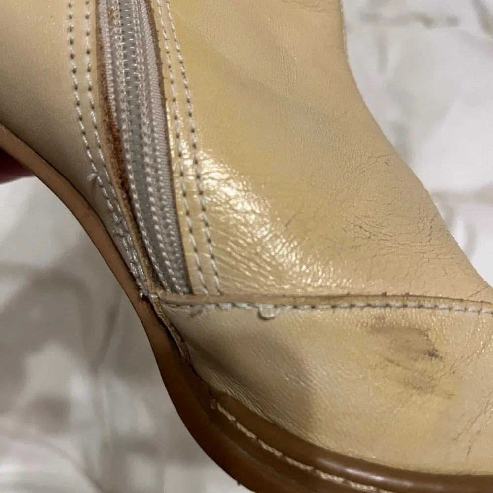 Cream funky boots. - Picture 4 of 5